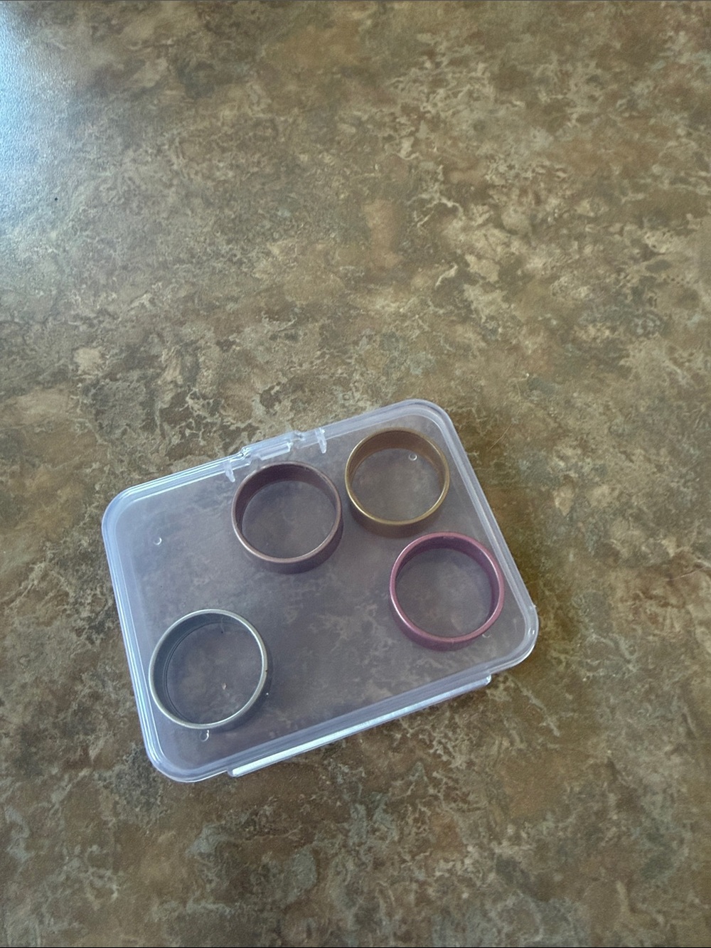 Set of Four Colored Smart Ring Covers